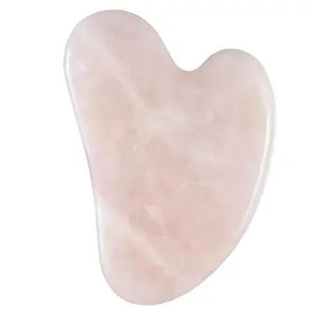 Glov Quartz Gua Sha rožinio kvarco veido masažuoklis
