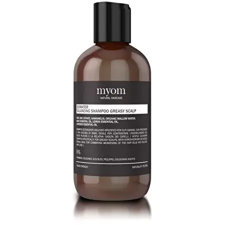 Myom Biomater Shampoo Greasy Scalp šampūnas riebiems plaukams, 250 ml.