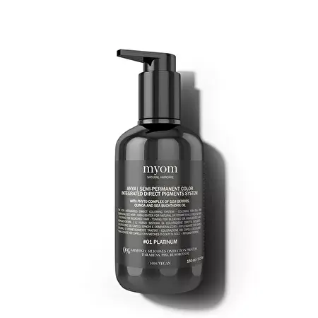 Myom Anya Semipermanent Color ilgalaikis kondicionierius su spalva, 01 Platinum, 150 ml.