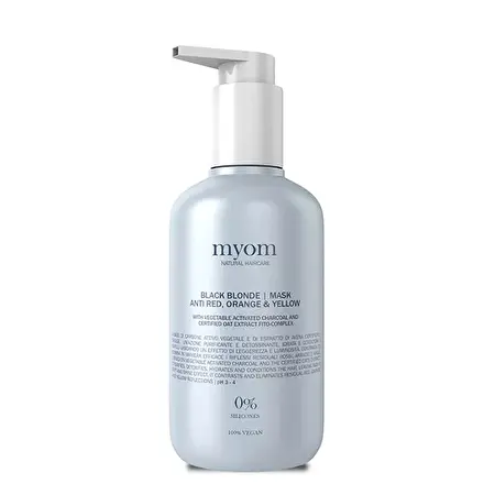 Myom Black Blonde Mask kaukė šviesintiems plaukams, 250 ml.