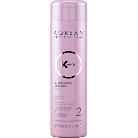 Korban K-Protein Cuticle Sealer-2 glotninatis plaukų kremas, 250 ml