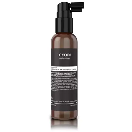 Myom Biomater Sublimating Anti-Grease Lotion losjonas riebiai galvos odai, 150 ml.
