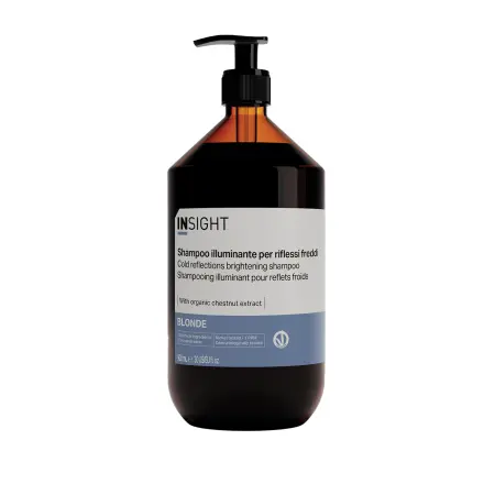 INSIGHT BLONDE COLD REFLECTIONS Šaltus atspalvius suteikiantis šampūnas, 900ml