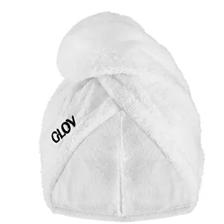 Glov Hair Wrap Soft minkštas plaukų turbanas, baltas