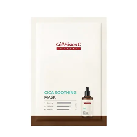 CELL FUSION C EXPERT „Cica Soothing Mask“ lakštinė veido kaukė, 1vnt. x 25g