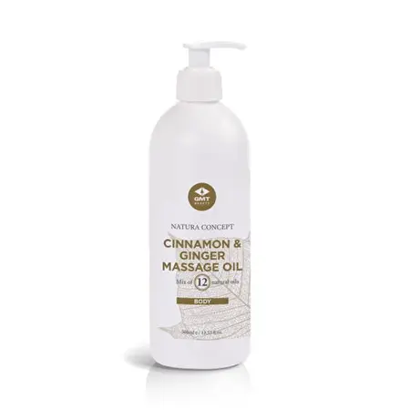GMT BEAUTY masažo aliejus su cinamonu ir imbieru