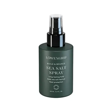 Löwengrip Build & Bounce Thickening Sea Salt Spray – Tankumo suteikiantis purškiklis su jūros druska, 100ml