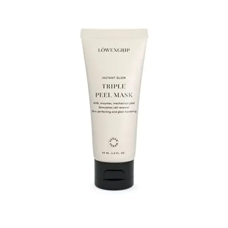 Löwengrip Instant Glow Triple Peel Mask – Trigubo poveikio eksfoliuojanti veido kaukė, 60ml