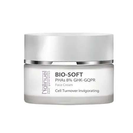 NATINUEL BIO-SOFT 8% Drėkinantis veido odos kremas, 50ml
