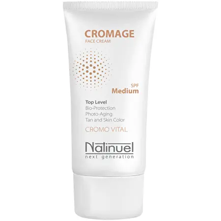 NATINUEL CROMAGE Veido kremas gražiam įdegiui (SPF 15), 50ml