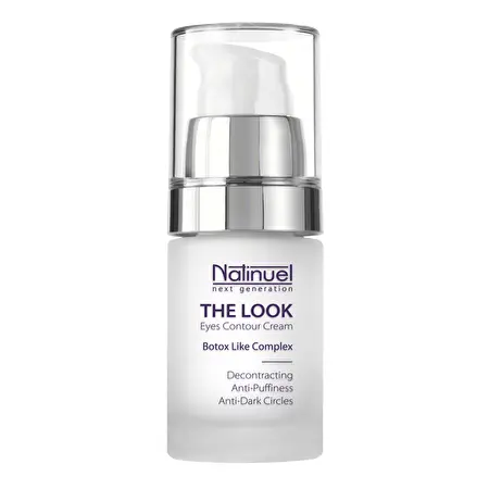 NATINUEL THE LOOK Jauninantis paakių odos kremas su atpalaiduojančiu šviesinančiu efektu, 15ml