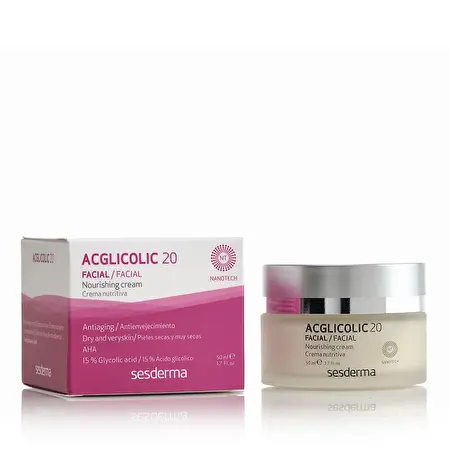 SESDERMA ACGLICOLIC 20 maitinamasis kremas, 50 ml