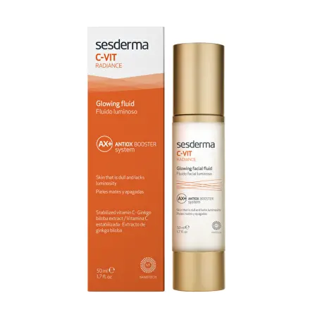 SESDERMA C-VIT švytėjimo suteikiantis fluidas, 50 ml