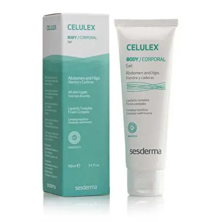 SESDERMA CELULEX pilvo ir klubų srities gelis celiulitui, 100 ml