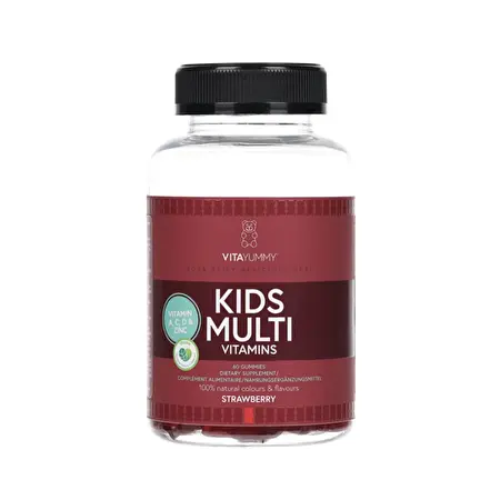 VitaYummy Kids Multi Gummies – Braškių skonio multivitaminai vaikams