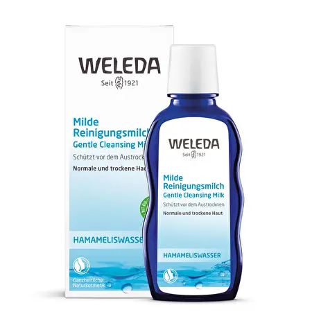 WELEDA Švelnus valomasis pienelis su hamameliu, 100ml